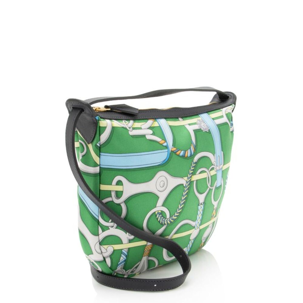 Hermes Silk Calfskin Sursoie To Go Pouch - Picture 2 of 9